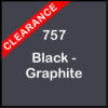 0757 Black w/ Green Hue (Graphite)