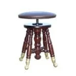 Jansen Upholstered Top Claw Foot Stool