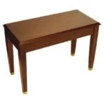 Jansen Upright Wood Top Bench