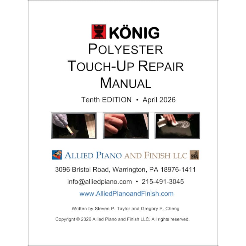 Polyester Touch-Up Repair Manual Digital 1 Polyester Touch-Up Repair Manual